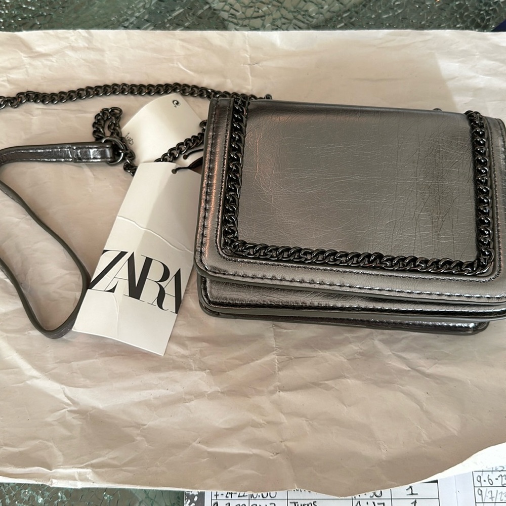 Zara metallic purse